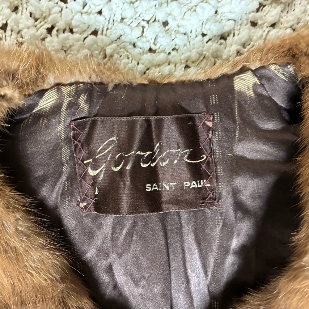 Gordon Saint Paul Brown Fur Coat - Picture 2 of 3